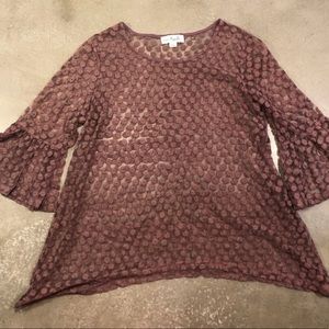 🍄 Simply Noelle floral lace blouse